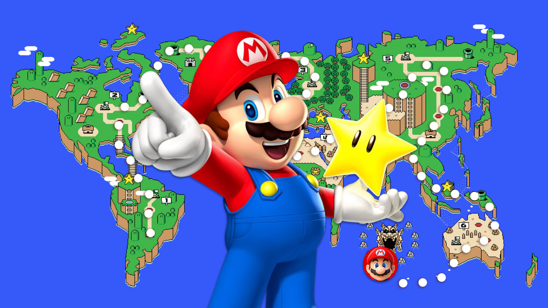 Supermario e mondo a 64bit