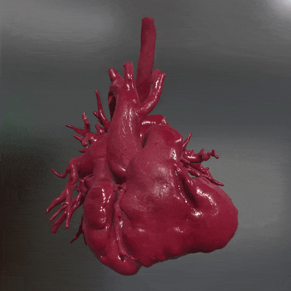 Gif cuore 3D con sfondo dinamico Gif cuore 3D con sfondo dinamico