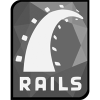 Ruby on Rails icon logo