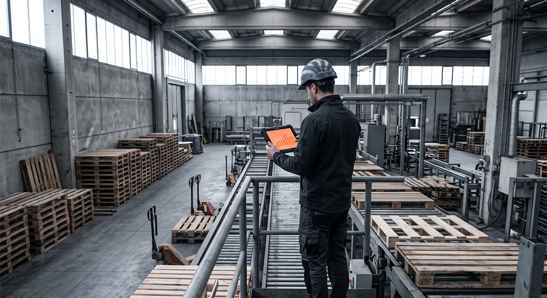 ai-proof-of-concept-reparto-pallet immagine generata con AI (NanoBanana)